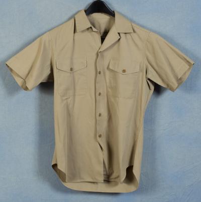 Vietnam Era Khaki Short Sleeve Shirt USMC USN