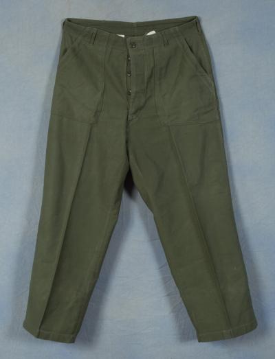 Vietnam Era Sateen Trousers Pants 38x31