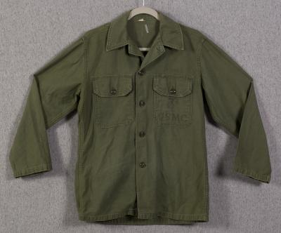 USMC Marine Corps Sateen Utility Field Shirt