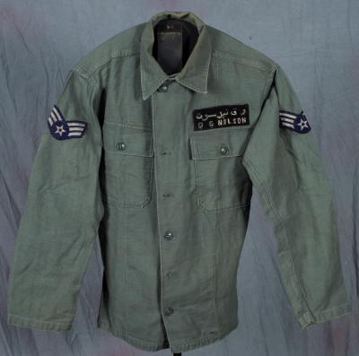 Vietnam Era Air Force Sage Green Field Shirt