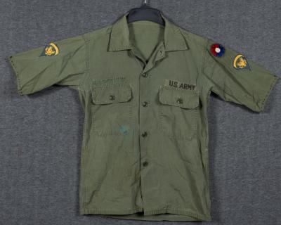 Vietnam Era Theater Made Sateen Shirt