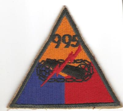 US Army Armored 995th Tank Battalion Patch