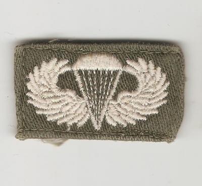 US Army Paratrooper Jump Wing Patch