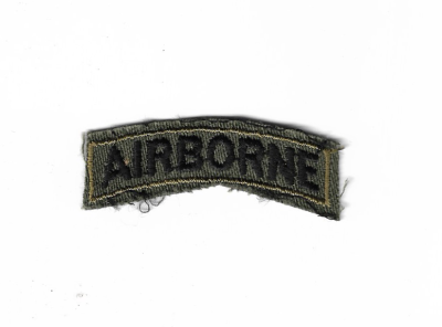 Vietnam era Early Cloth Airborne Tab Patch