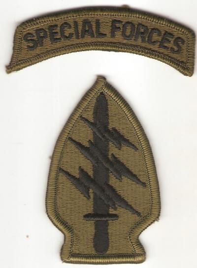 Special Forces Patch & Rocker