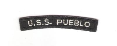 Navy USS Pueblo Ships Rocker Patch