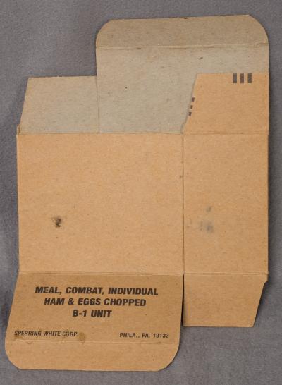 B-1 Unit Individual Combat Meal Ham and Eggs