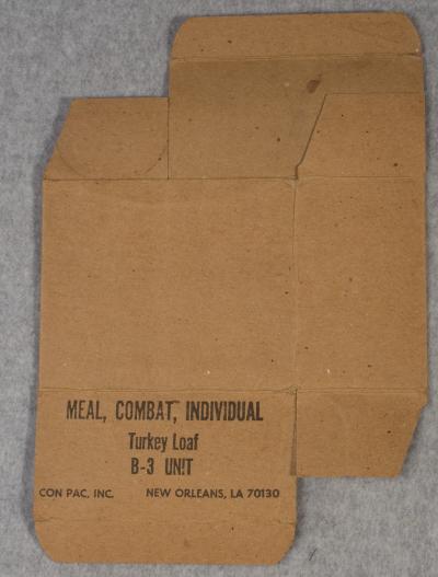 B-3 Unit Individual Combat Meal Turkey Loaf