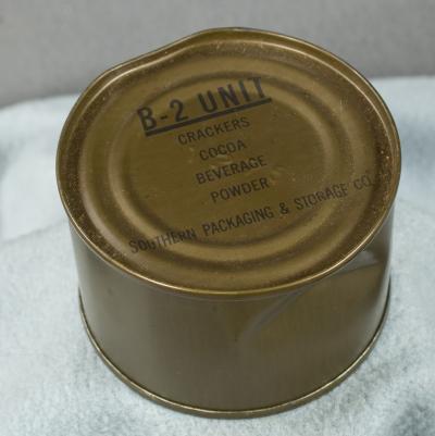 Vietnam era US Military Ration Tin B-2 Unit