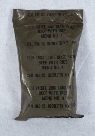 Long Range Patrol LRP MRE Ration Pack