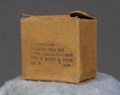 Vietnam Era Box of Ear Plugs