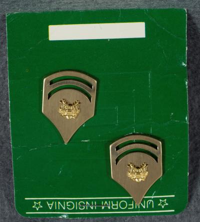 Vietnam Era Spec 6 Rank Insignia Pins