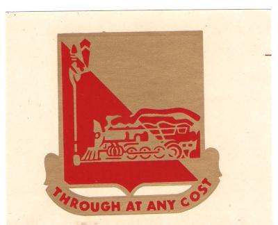 Helmet Decal Army 714th Transportation Battalion