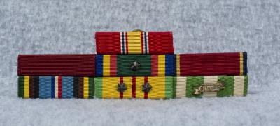 Vietnam era Navy USN Ribbon Bar 7 Place