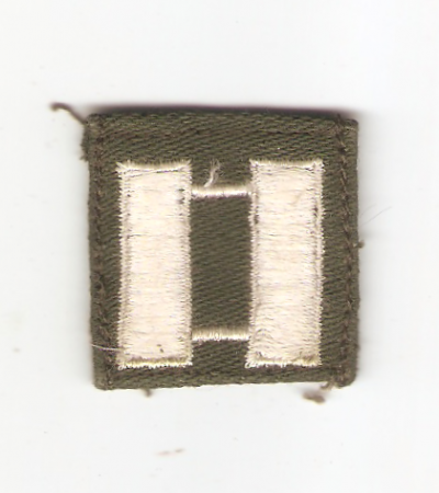 Vietnam Era Captain Collar Patch