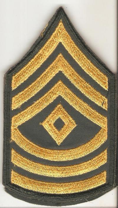 US Army First Sergeant Rank Pair Vietnam