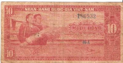 Vietnam 10 Dong Paper Note