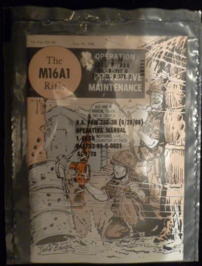 Vietnam Era M16A1 Rifle Manual Original