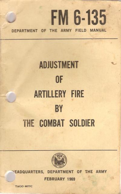 FM 6-135 Adjustment Artillery Fire Combat Soldier