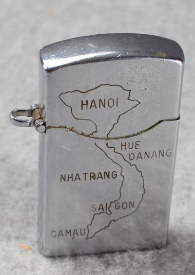 Vietnam Era Souvenir Pipe Lighter Chu-Lai 1966