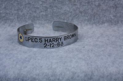 Vietnam POW MIA Bracelet Harry Brown