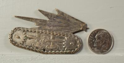 WWII French Armored Tank Badge Insignia