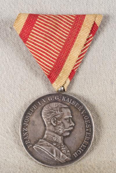 WWI Austria Franz Josef Silver Bravery Medal