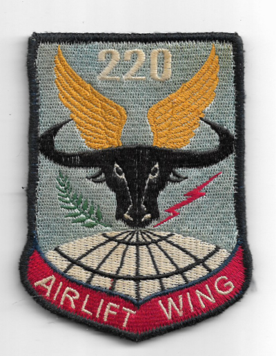Philippine Air Force Patch 220th Airlift Wing