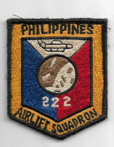 Philippine Air Force Patch 222nd Airlift Squadron
