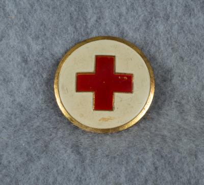 Red Cross Cap Button