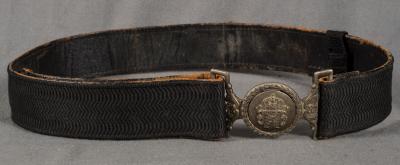WWI era Belgian Military Belt & Buckle