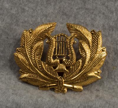 Musician Cap Hat Badge