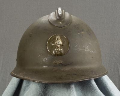 WWII French Army Adrian Combat Helmet