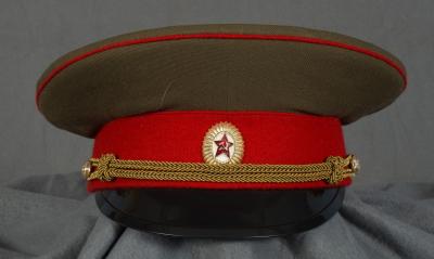 USSR Russian Soviet era Officer's Visor Cap Hat 