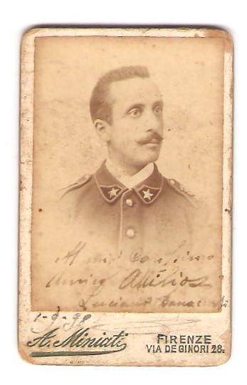 Pre WWI Italian Soldier Photo Picture