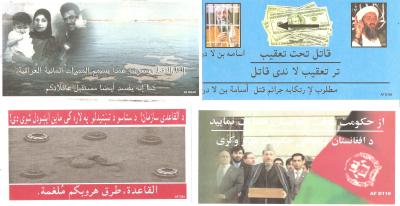 Afghanistan Leaflets Psyops Propaganda 4 Different