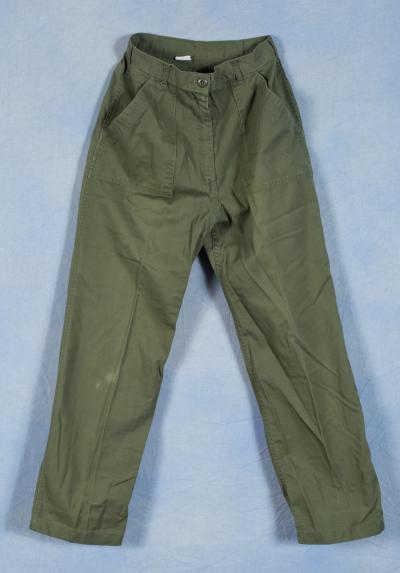 Post Vietnam Sateen Field Trousers Pants Women's