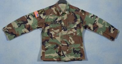 Army BDU Woodland Field Shirt 11th Cavalry ARC