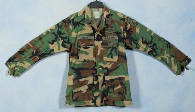 US Army BDU Woodland Field Shirt 3rd Ranger 