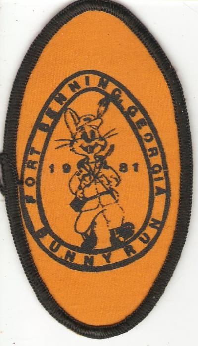 Patch Ft Benning Georgia Bunny Run 1981