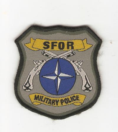 UN SFOR MP Military Police Patch