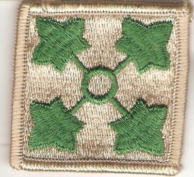 US Army 4th Infantry Division Patch