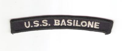 USN USS Basilone Rocker Tab Patch