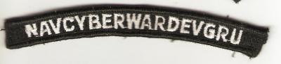 USN Navcyberwardevgru Navy Rocker Patch