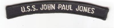 USS John Paul Jones USN Navy Patch Rocker Tab