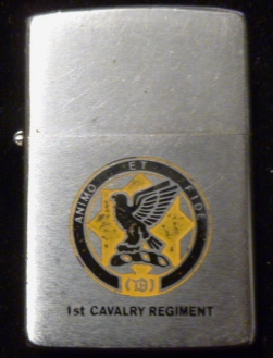 Zippo Lighter 1st Cavalry Regiment 1980