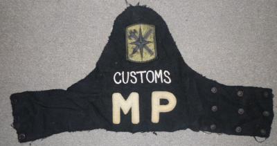 Military Police Customs14th MP Brassard