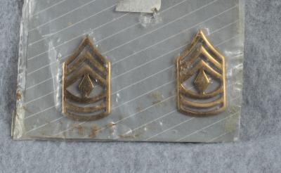 US Army First Sergeant Rank Insignia Pins 