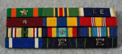 USN Navy Enlisted Ribbon Bar 12 Place