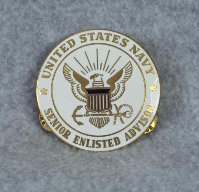 US Navy USN Senior Enlisted Advisor Badge